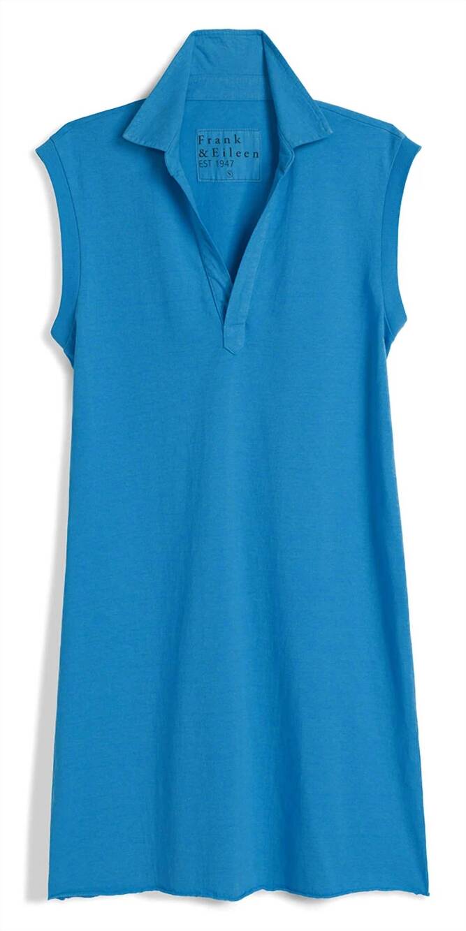NEW FRANK & EILEEN women's lily mini dress in splash